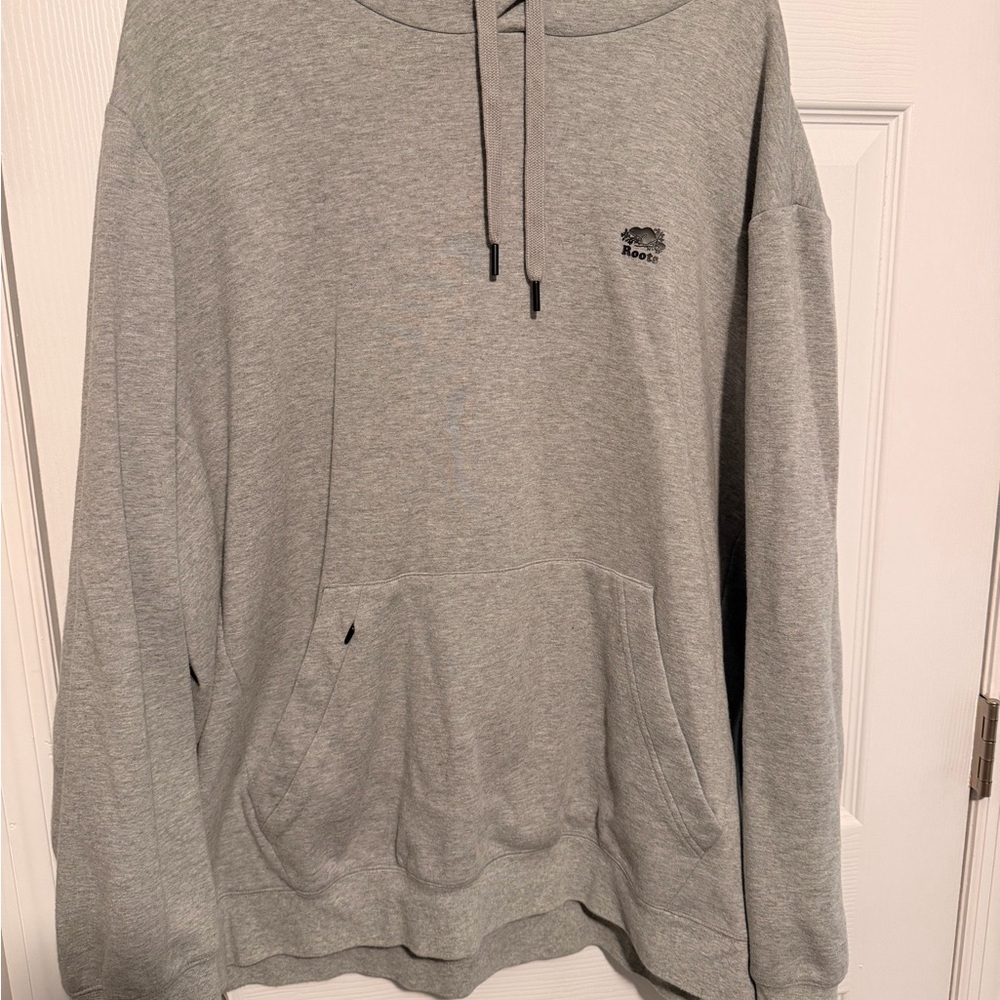 Roots Light Gray Hoodie